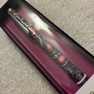 Painted Paisley Ball Point Twist Pen